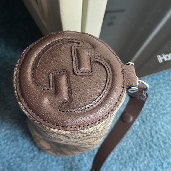 Brown Monogram Shoulder Bag - Picture 8 of 9